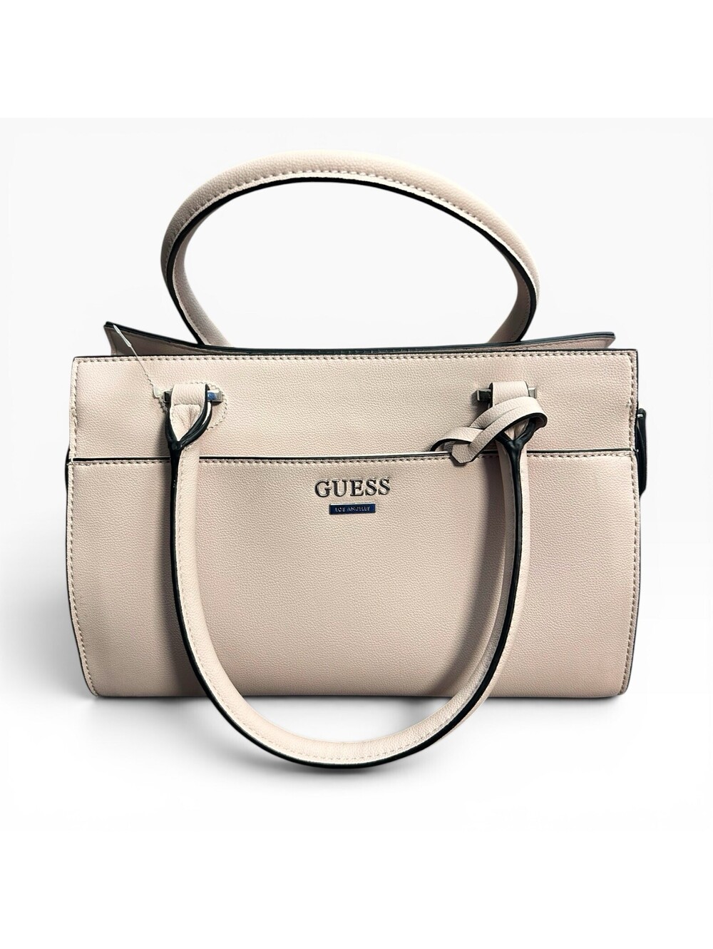 GUESS Los Angeles Blush Pink Satchel Handbag Top Handle Shoulder Purse Preowned